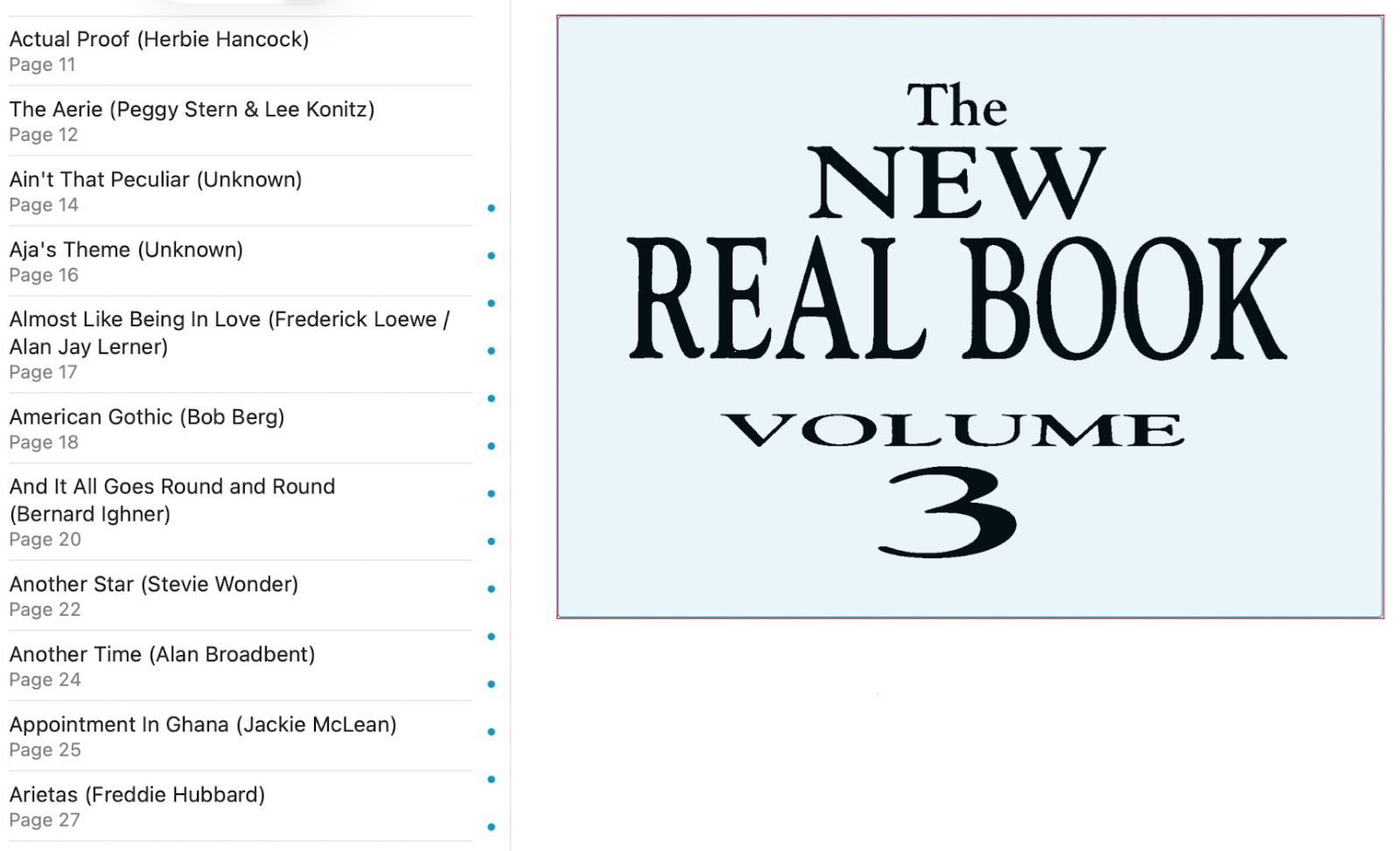 The New Real Book Vol. 3 in Bb view 2